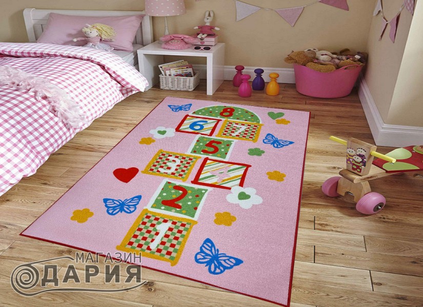 Мокетен килим ERIKA 8019 pink